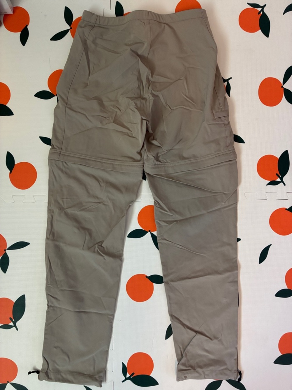 REI Women’s Convertible Track Pants in Light Taupe - Picture 3 of 3